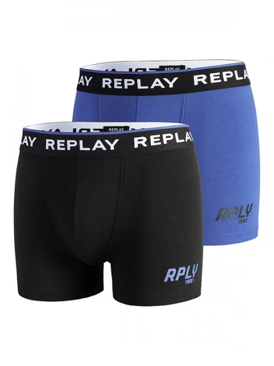 Obrázek produktu REPLAY Boxerky modrá / černá / bílá