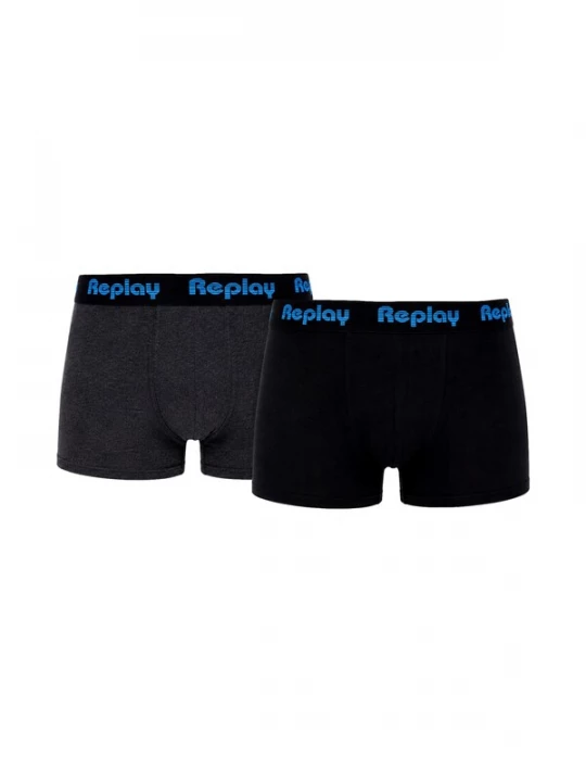 Obrázek produktu REPLAY Boxerky nebeská modř / modrý melír / černá