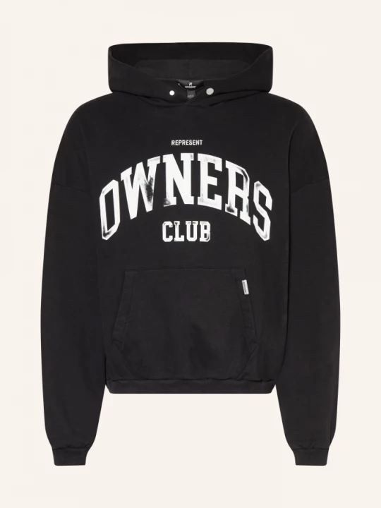 Obrázek produktu Represent Mikina S Kapucí Owners černá / bílá