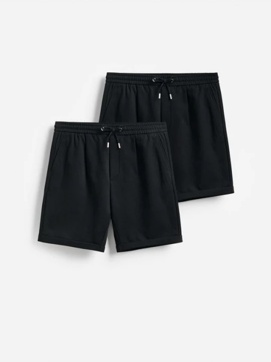Obrázek produktu Reserved - 2 pack šortky - černý