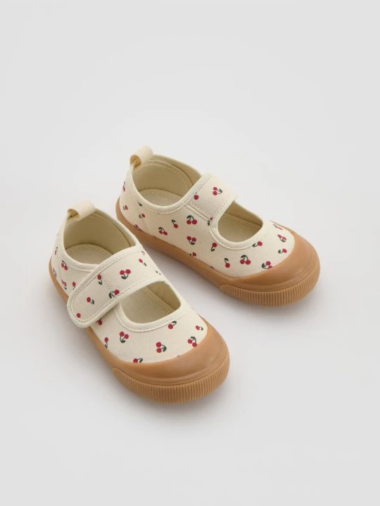 Obrázek produktu Reserved - Barefoot tenisky na suchý zip - tělová