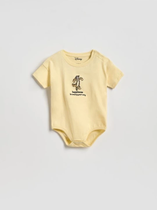Obrázek produktu Reserved - Bavlněné body Winnie the Pooh - světle žlutá