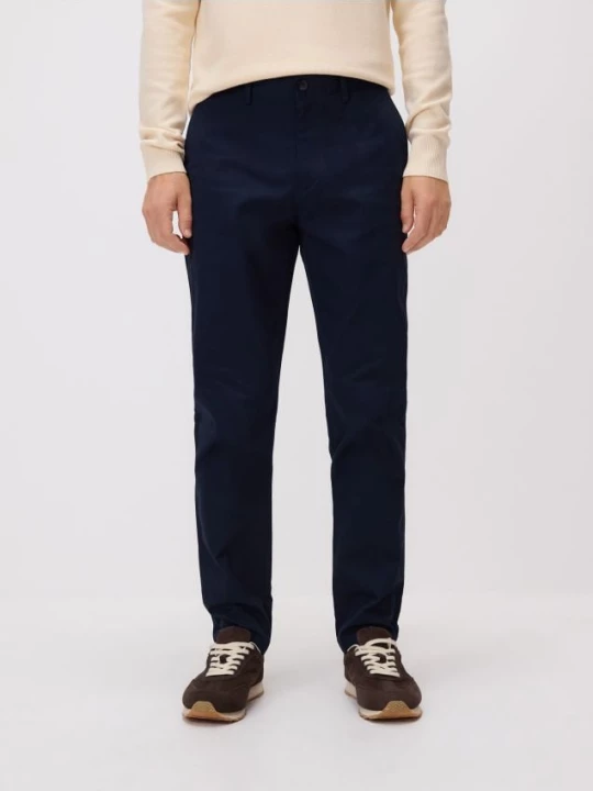 Obrázek produktu Reserved - Bavlněné kalhoty chino slim - tmavomodrá