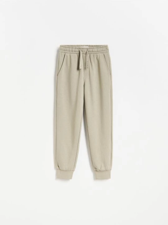Obrázek produktu Reserved - Bavlněné kalhoty joggers - světle zelená