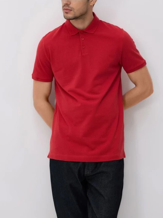 Obrázek produktu Reserved - Bavlněné polo regular fit - červená