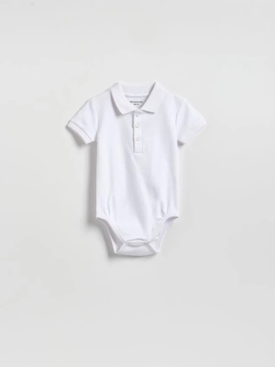 Obrázek produktu Reserved - Bavlněné polokošilové body - bílá