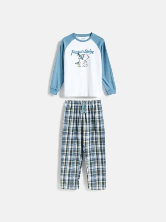 Obrázek produktu Reserved - Bavlněné pyžamo Snoopy - modrá
