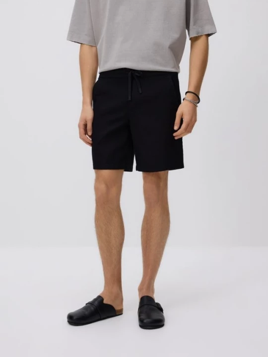 Obrázek produktu Reserved - Bavlněné šortky jogger - černý