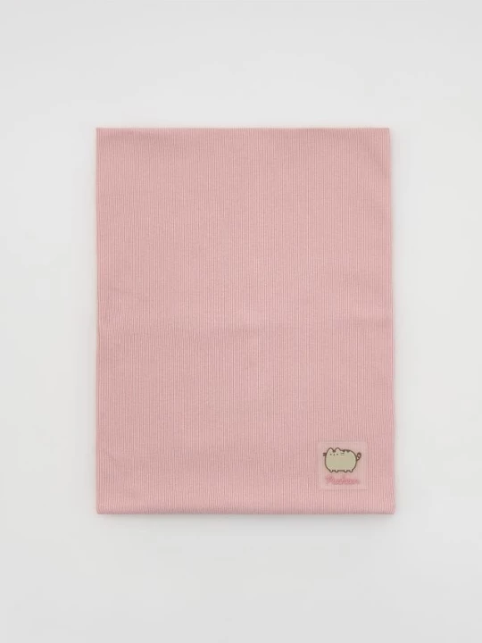 Obrázek produktu Reserved - Bavlněný nákrčník Pusheen - růžová