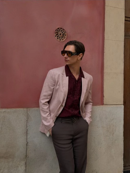 Obrázek produktu Reserved - Blejzr slim fit - pastelově růžová