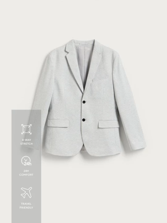 Obrázek produktu Reserved - Blejzr slim fit - světle šedá