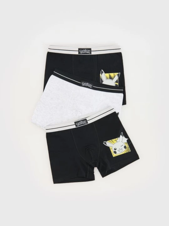 Obrázek produktu Reserved - Boxerky Pokémon 3 pack - černý