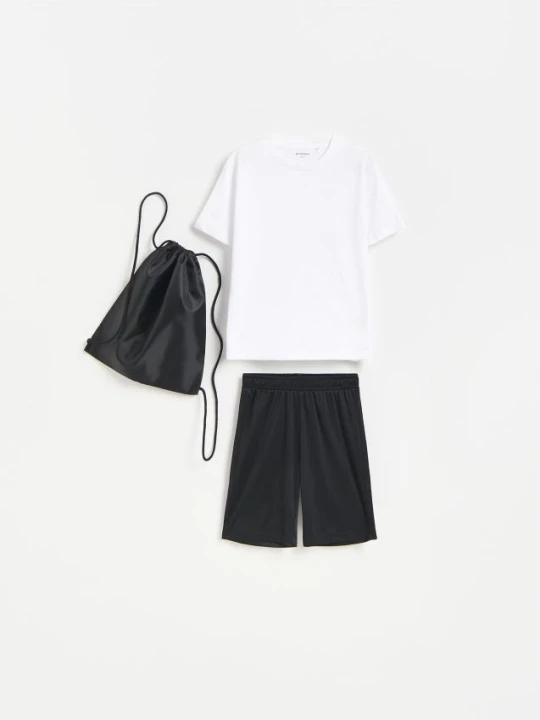 Obrázek produktu Reserved - BOYS` T-SHIRT, SHORTS & BAG - bílá