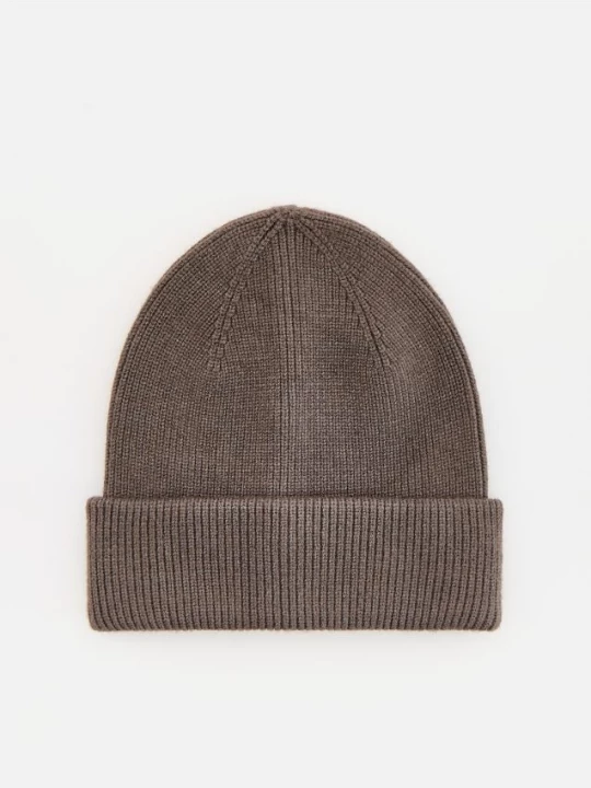 Obrázek produktu Reserved - Čepice beanie z viskózové směsi - středně šedá