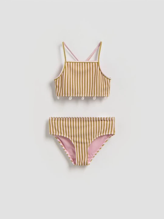 Obrázek produktu Reserved - Dvoudílné plavky - světle olivová