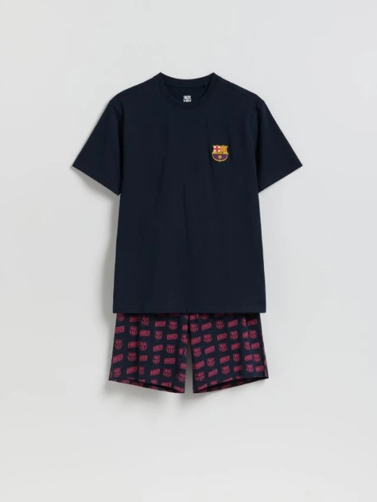 Obrázek produktu Reserved - Dvoudílné pyžamo FC Barcelona - tmavomodrá