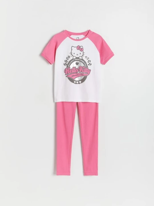 Obrázek produktu Reserved - Dvoudílné pyžamo Hello Kitty - fuchsiová