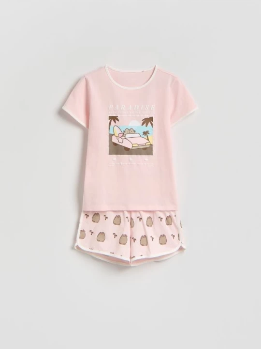 Obrázek produktu Reserved - Dvoudílné pyžamo Pusheen - růžová