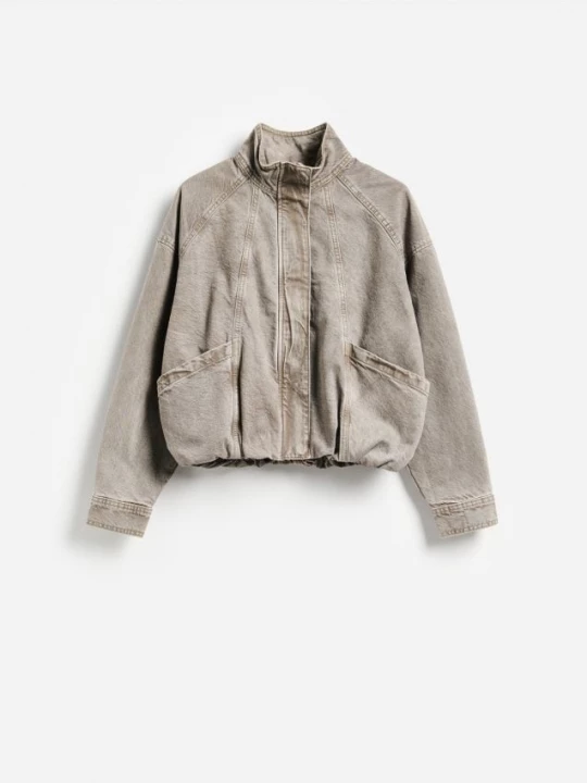 Obrázek produktu Reserved - Džínová bunda bomber - kávová