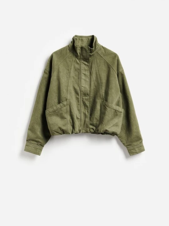 Obrázek produktu Reserved - Džínová bunda bomber - zelená