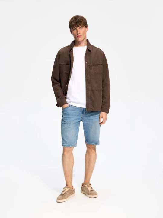 Obrázek produktu Reserved - Džínové šortky slim fit - indigo jeans
