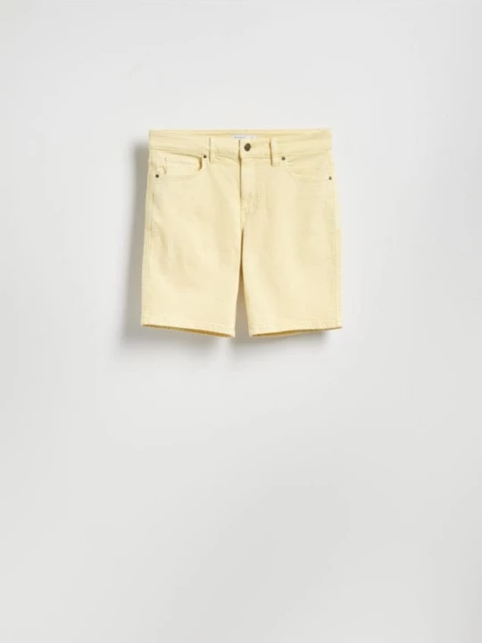 Obrázek produktu Reserved - Džínové šortky straight - yellow jeans