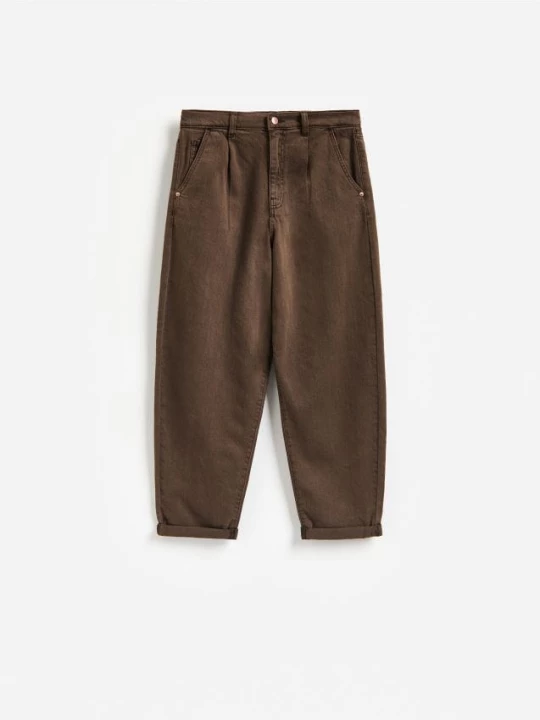 Obrázek produktu Reserved - Džíny barrel leg - dark grey jeans