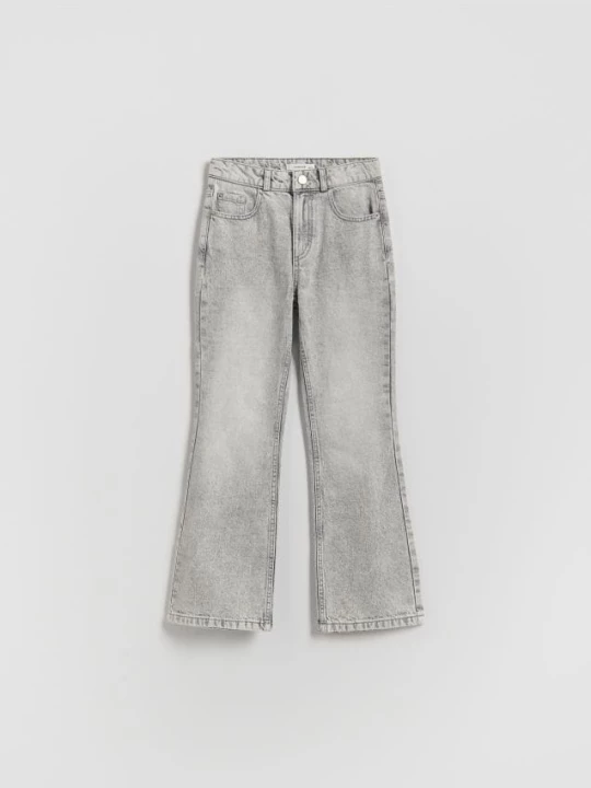 Obrázek produktu Reserved - Džíny bootcut - světle šedá