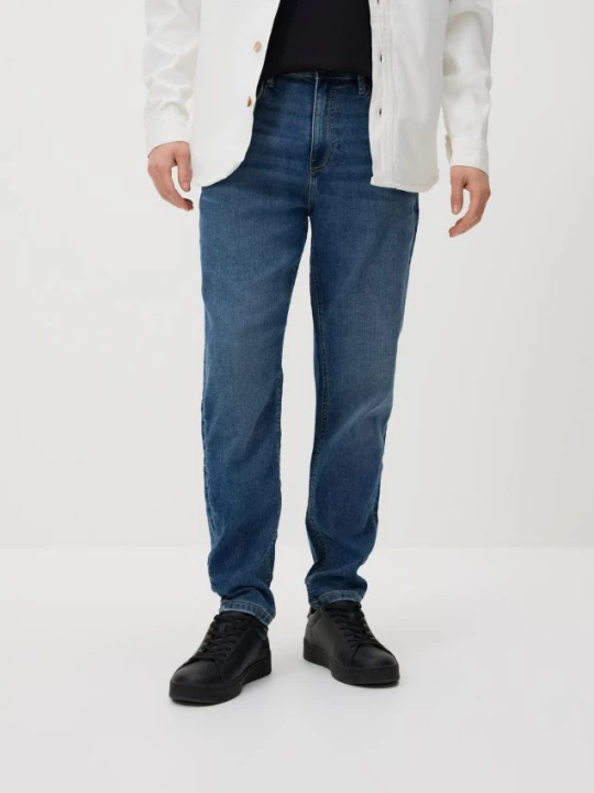 Obrázek produktu Reserved - Džíny carrot se sepraným efektem - indigo jeans