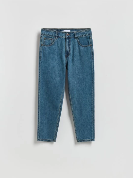 Obrázek produktu Reserved - Džíny carrot se sepraným efektem - indigo jeans