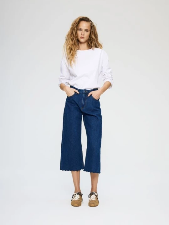 Obrázek produktu Reserved - Džíny culottes - modrá