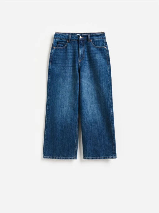 Obrázek produktu Reserved - Džíny culottes - tmavomodrá