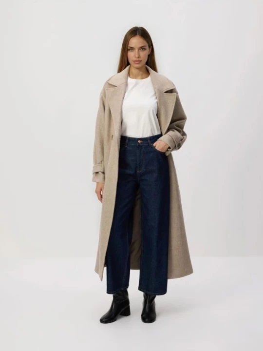 Obrázek produktu Reserved - Džíny culottes - tmavomodrá