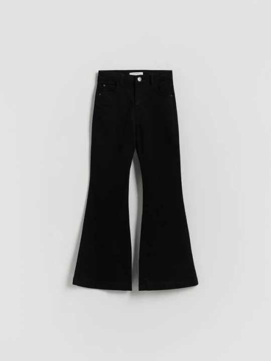 Obrázek produktu Reserved - Džíny high waist flare - černý