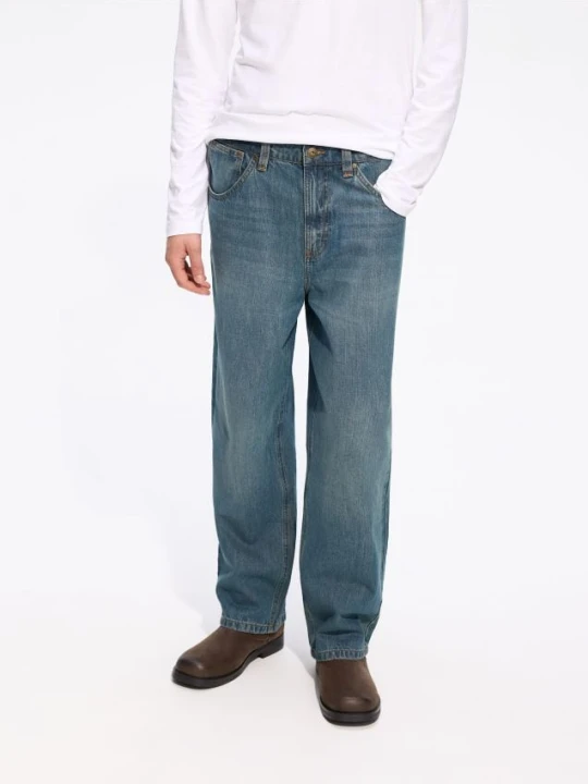 Obrázek produktu Reserved - Džíny loose se sepraným efektem - indigo jeans