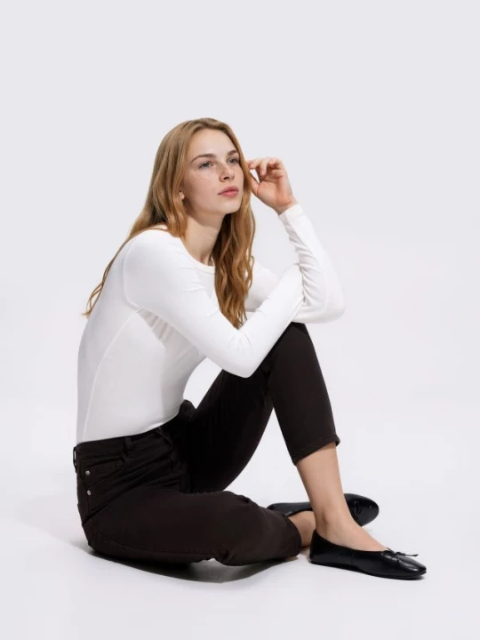 Obrázek produktu Reserved - Džíny mom comfort - hnědá