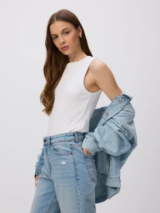 Obrázek produktu Reserved - Džíny mom fit - modrá