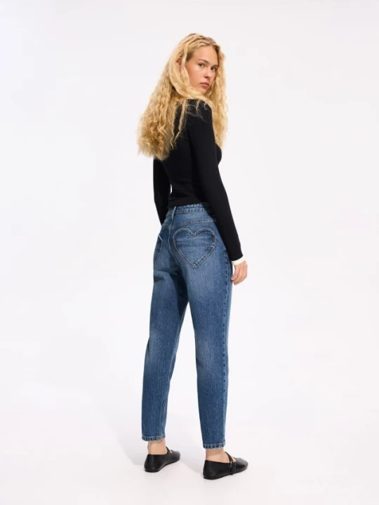 Obrázek produktu Reserved - Džíny mom fit - modrá