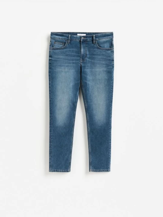 Obrázek produktu Reserved - Džíny slim se sepraným efektem - indigo jeans