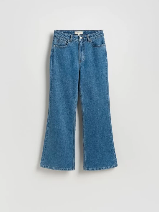Obrázek produktu Reserved - Džíny straight s výšivkou - indigo jeans