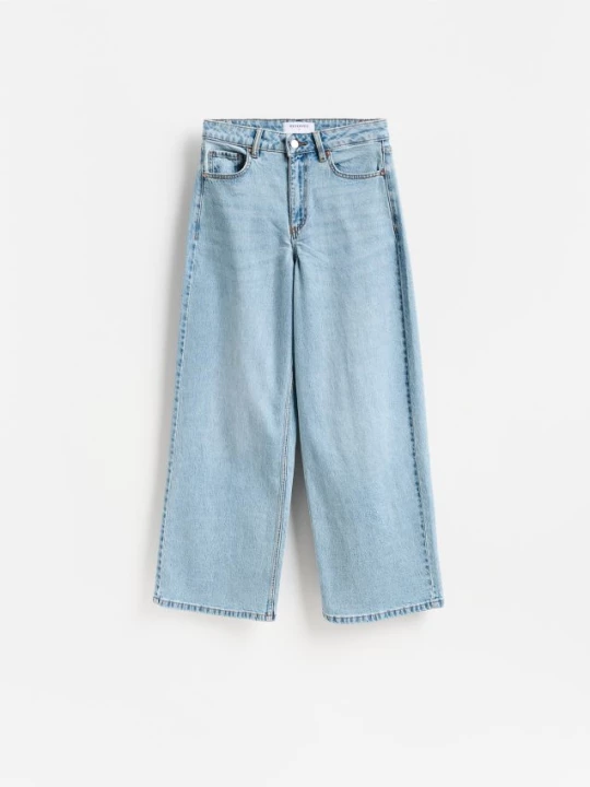 Obrázek produktu Reserved - Džíny wide leg comfort - modrá
