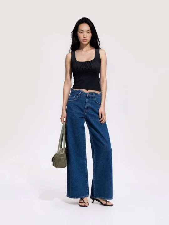 Obrázek produktu Reserved - Džíny wide leg - modrá