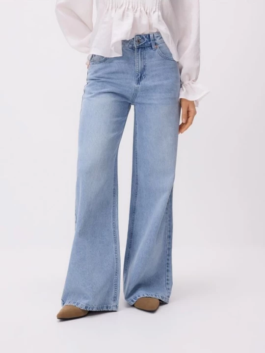 Obrázek produktu Reserved - Džíny wide leg - modrá