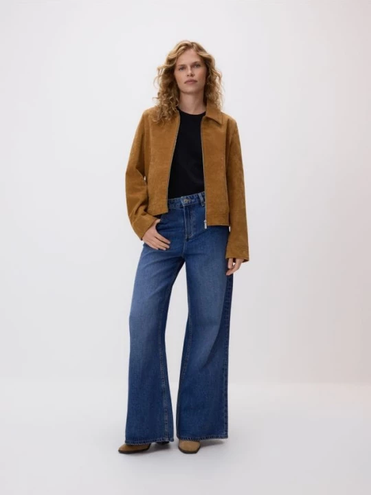 Obrázek produktu Reserved - Džíny wide leg - modrá