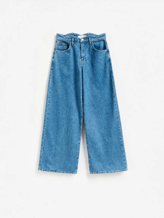 Obrázek produktu Reserved - Džíny wide leg - modrá