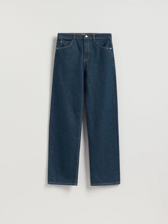 Obrázek produktu Reserved - Džíny wide leg - tmavomodrá