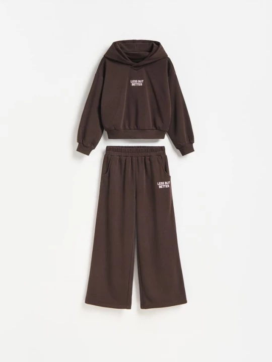 Obrázek produktu Reserved - GIRLS` JOGGING TOP & TROUSERS - pudrově hnědá