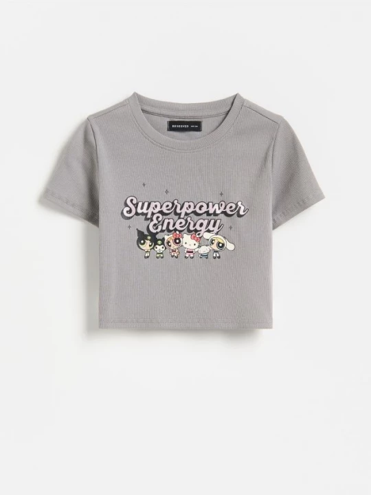 Obrázek produktu Reserved - GIRLS` T-SHIRT - tmavě šedá
