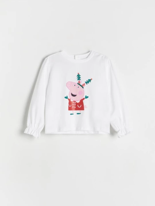 Obrázek produktu Reserved - Halenka Peppa Pig - krémová