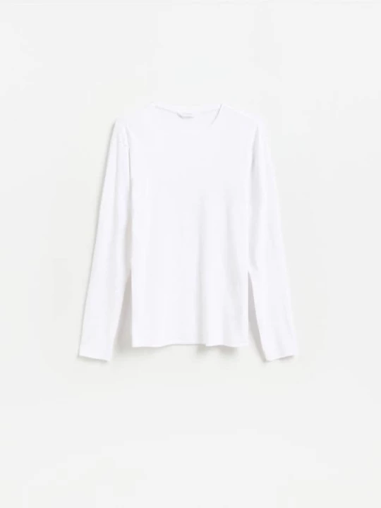 Obrázek produktu Reserved - Halenka slim fit s dlouhými rukávy - bílá